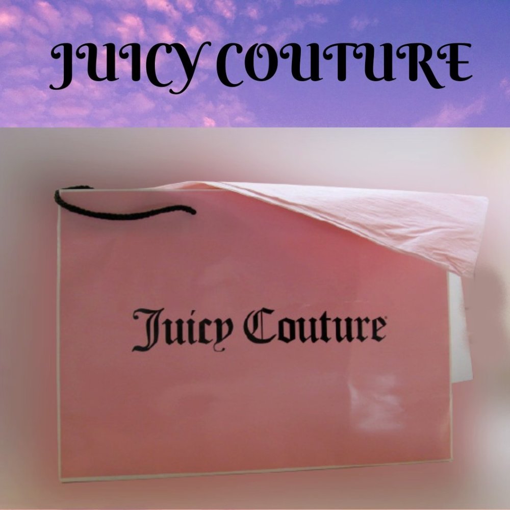 JUICY COUTURE X LARGE HANDBAG PURSE PINK GIFT BAG